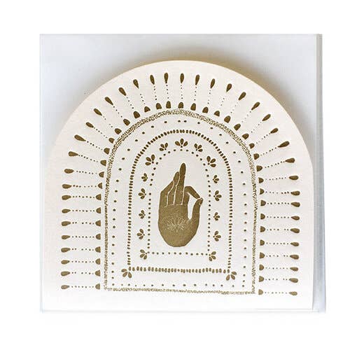 THE LITTLE PRESS - Mudra Greeting Card