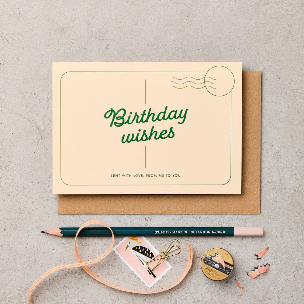 Katie Leamon - Seaside Birthday Wishes Card